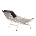 Confortable fauteuil inclinable Halyard avec drapeau Hans Wegner